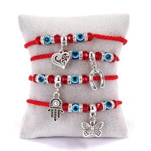 Evil Eye protection bracelet, adjustable fits everyone- 9 styles to choose from